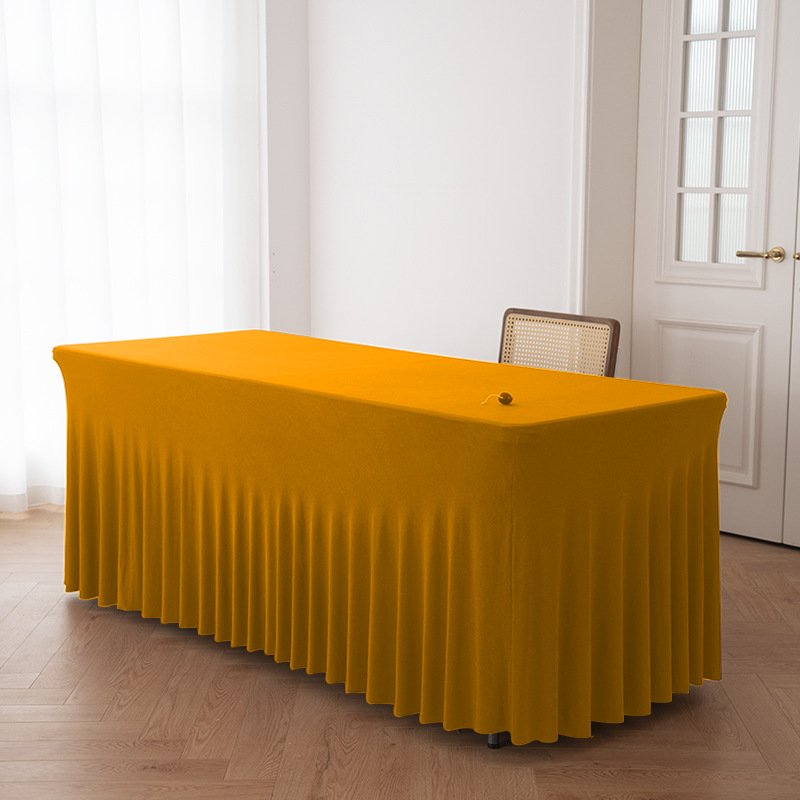 Stretch Spandex Table Cloth Rectangular, Fitted Table Cover for Weddings Parties Banquets Hotel Event Decoration - Image 3