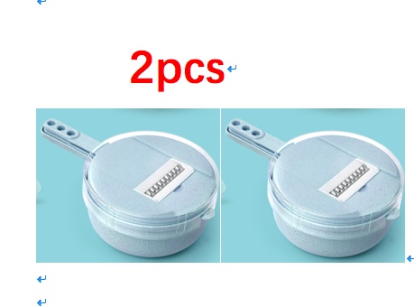 1785265933641.jpg 8 In 1 Mandoline Slicer Vegetable Slicer Potato Peeler Carrot Onion Grater With Strainer Vegetable Cutter Kitchen Accessories - Image 7
