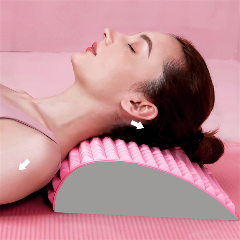 1f79af42-6b64-4c70-9abd-737e1110e31d.jpg Back Stretcher Pillow Neck Lumbar Support Massager For Neck Waist Back Sciatica Herniated Disc Pain Relief Massage Relaxation - Image 6