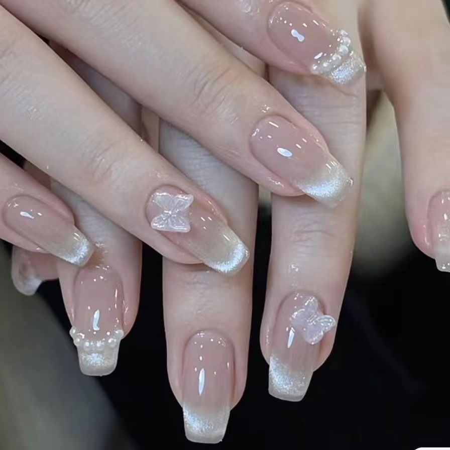 2654ac97-3355-44dd-a52b-d1d21537549f.jpg Short T Cat Eye Butterfly Removable Nail Patch Finished Product