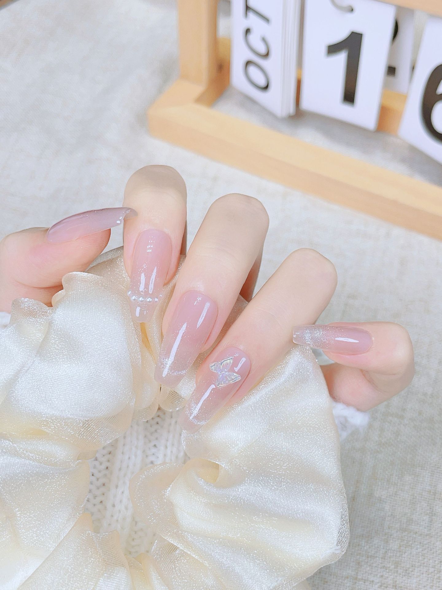 5d2a0e06-ef50-40d6-a993-4510ba4b187c.jpg Short T Cat Eye Butterfly Removable Nail Patch Finished Product - Image 10