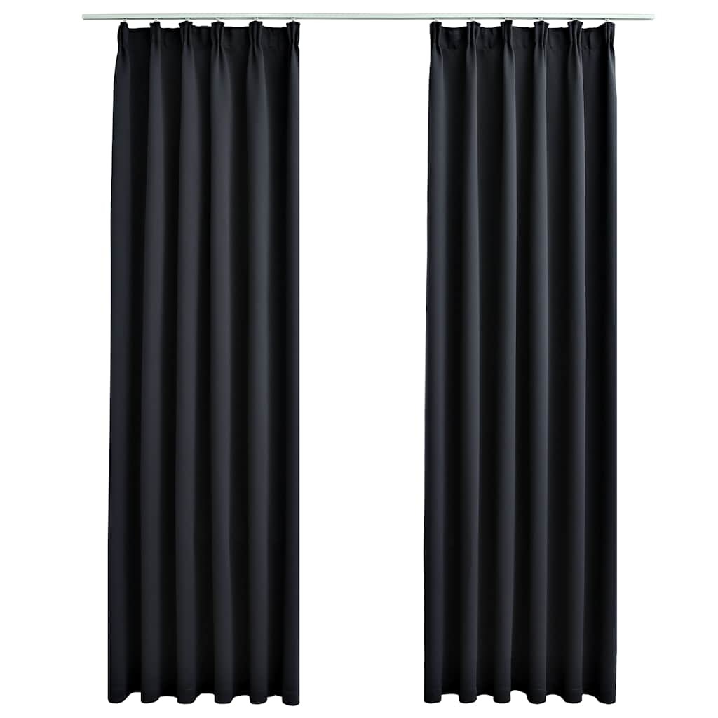 6610be2e-9d9c-4de6-a9cb-9bb684b25e25.jpg blackout curtains with hooks, 2 pieces. blackout curtains - Image 5