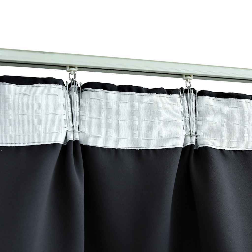 66decb55-b589-49a4-a6d8-922a9628df94.jpg blackout curtains with hooks, 2 pieces. blackout curtains - Image 4