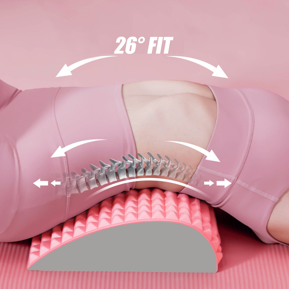 735b0400-59df-4ae9-9b8c-76acc0a1c536.jpg Back Stretcher Pillow Neck Lumbar Support Massager For Neck Waist Back Sciatica Herniated Disc Pain Relief Massage Relaxation