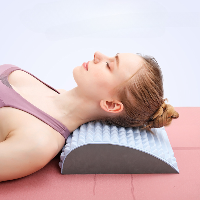 828cd4e5-60b0-4403-a3af-15086016001a.jpg Back Stretcher Pillow Neck Lumbar Support Massager For Neck Waist Back Sciatica Herniated Disc Pain Relief Massage Relaxation - Image 8