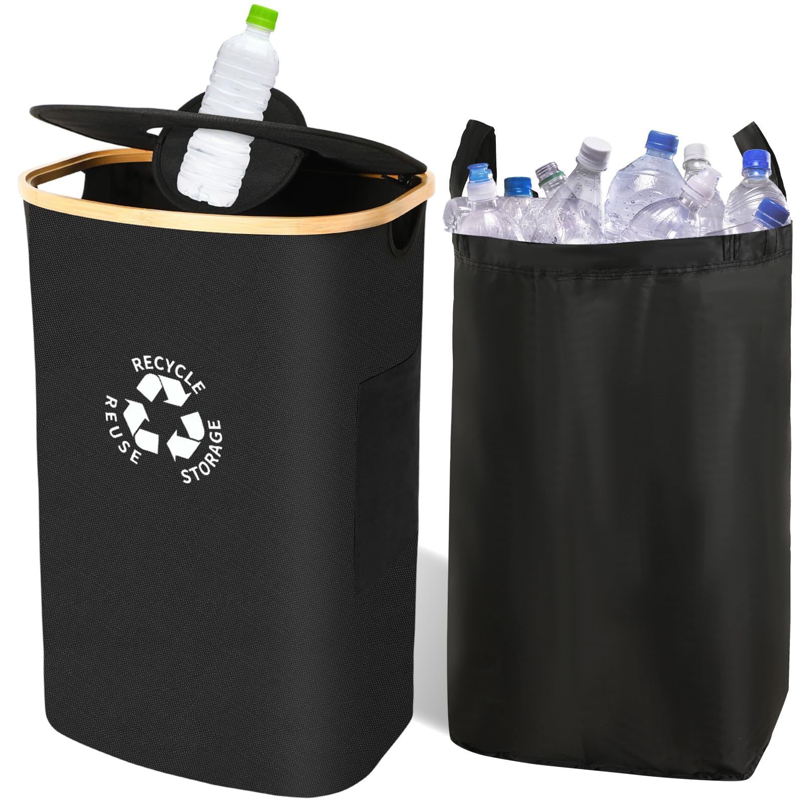 86f25742-e06e-4b6e-88c2-7c6b3ba940ac.jpg Storage Bottle Container With Lid, Storage Bottle Storage Recycling Container Kitchen Storage Bottle Storage Large Capacity,442-6786-MG