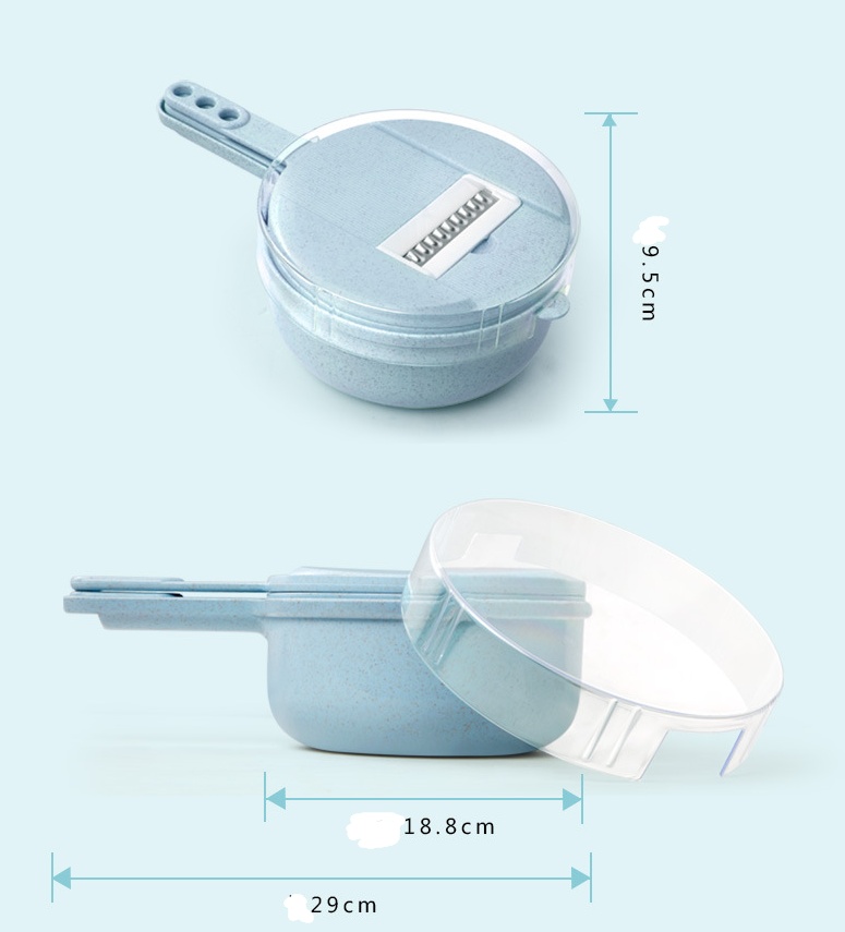 873120841970.jpg 8 In 1 Mandoline Slicer Vegetable Slicer Potato Peeler Carrot Onion Grater With Strainer Vegetable Cutter Kitchen Accessories - Image 8