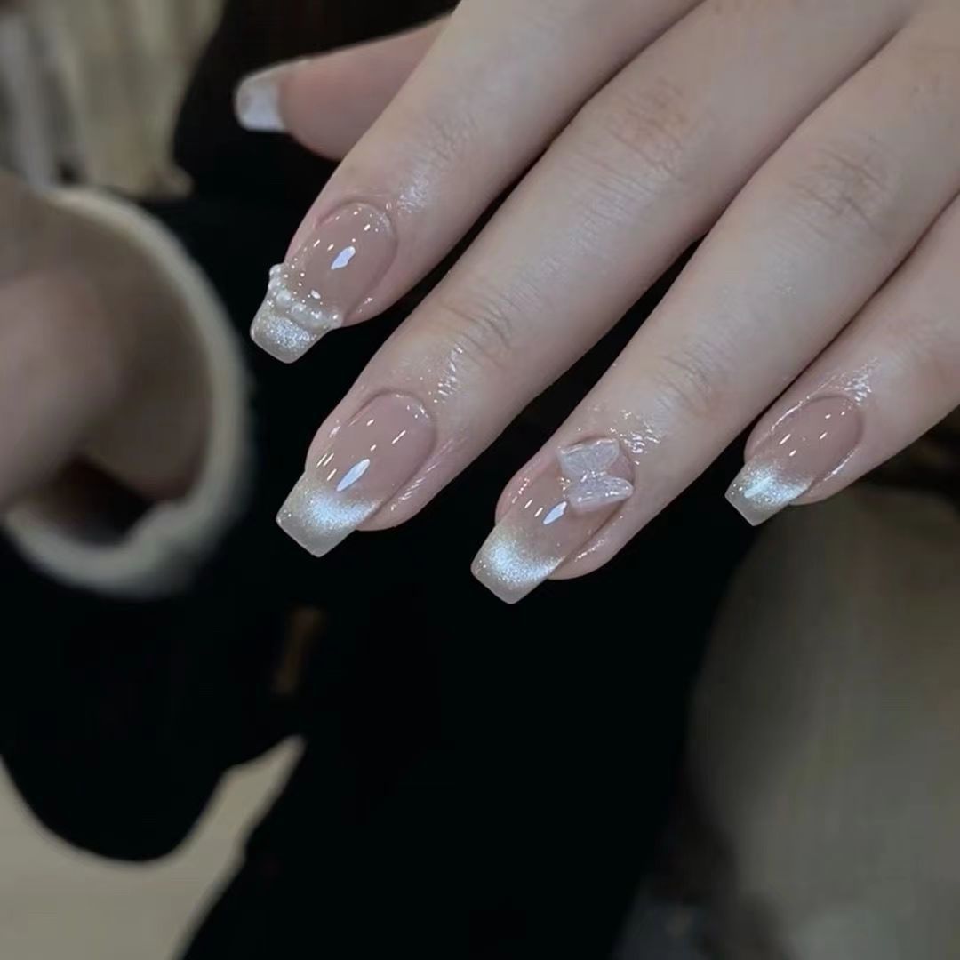 97c91c9e-8138-40c5-bfcb-edd09db0254b.jpg Short T Cat Eye Butterfly Removable Nail Patch Finished Product - Image 8