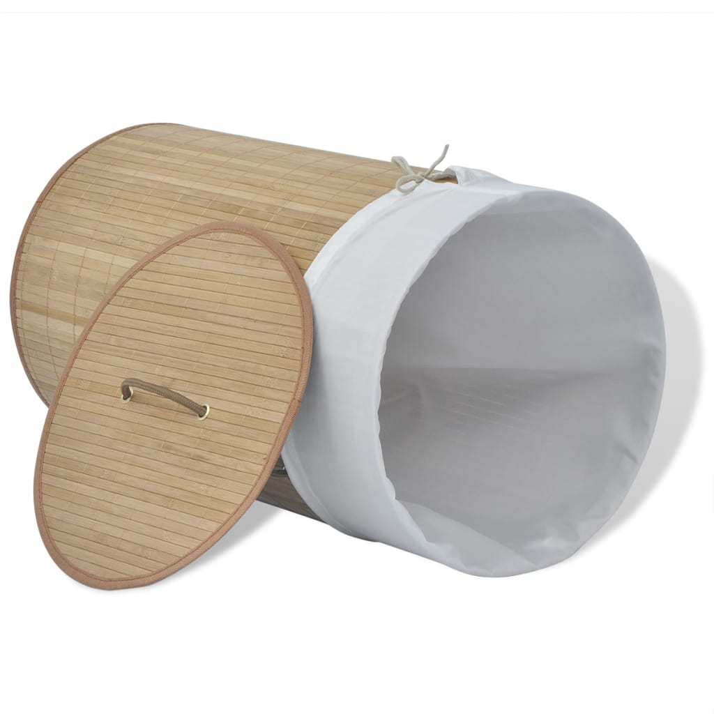a1f8d638-537f-4d00-96a1-5cf42a7f90e2.jpg - Round Laundry Basket Natural Round Laundry Basket - Image 5