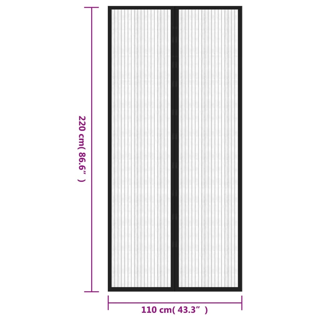 bb79b919-0096-4fba-b4e8-5bf38bfe3598.jpg Fly Screen Door Curtains, 2 pcs. Magnetic Fly Screen Door Curtain 2 - Image 7