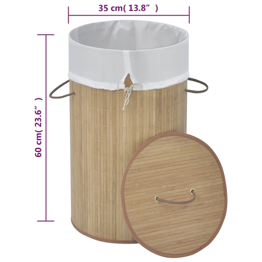 c0d3324c-f046-44a9-be34-e48926ff27f9.jpg - Round Laundry Basket Natural Round Laundry Basket - Image 4