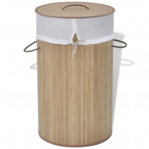 - Round Laundry Basket Natural   Round Laundry Basket