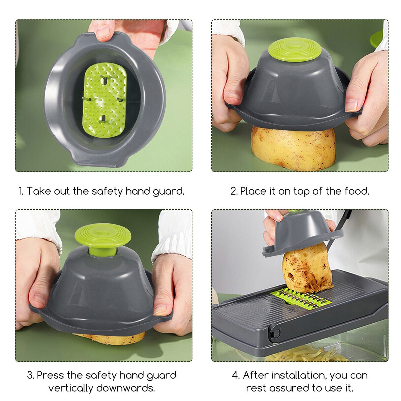 d20505d6-89a8-4c7a-a514-c394958d370f.jpg Nice Smart 15TLG Dicer Vegetable Slicer Shredder Manual Onion Chopper - Image 3