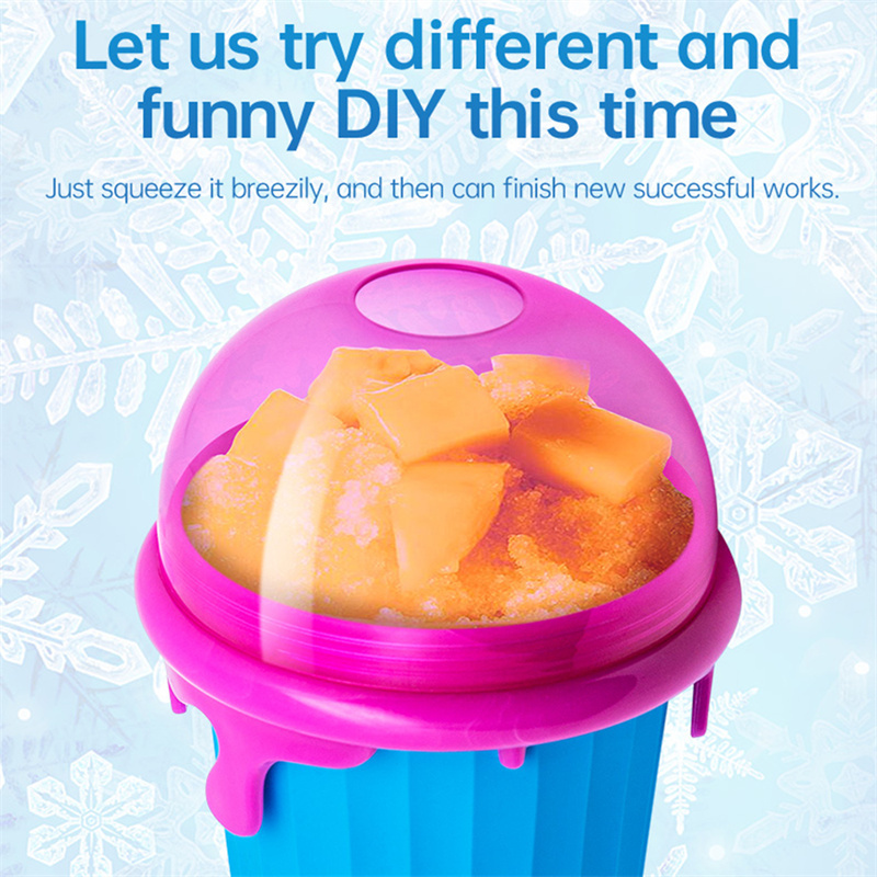 dba320e4-bbe1-4a52-8b6f-0ae0e7ce32cb.jpg 500ml Large Capacity Slushy Cup Summer Squeeze Homemade Juice Water Bottle Quick-Frozen Smoothie Sand Cup Pinch Fast Cooling Magic Ice Cream Slushy Maker Beker Kitchen Gadgets - Image 10